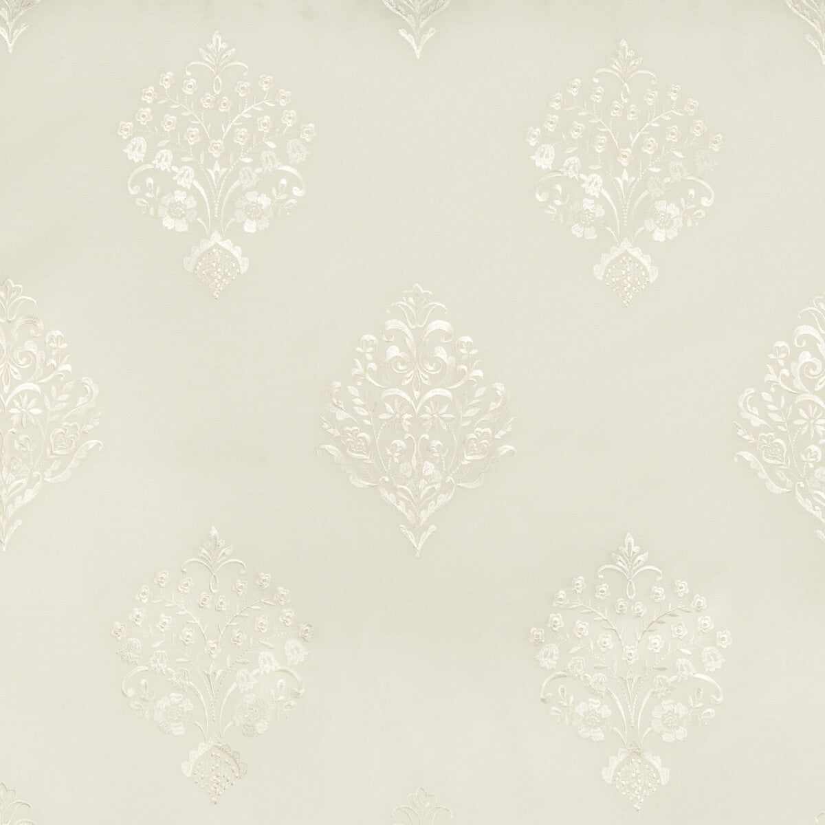 BRUNSCHWIG & FILS 8017110.101.0 CATULLE SHEER WHITE Fabric - Eade's Wallpaper