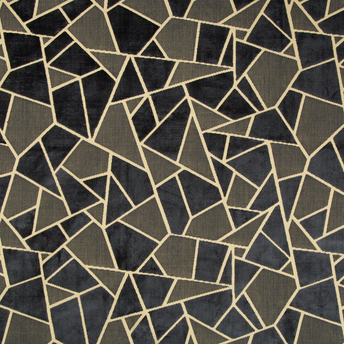 BRUNSCHWIG & FILS 8017131.58.0 LA TORTUE VELVET MIDNIGHT Fabric - Eade's Wallpaper