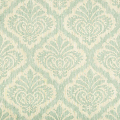 BRUNSCHWIG & FILS 8017137.13.0 DURBAR TAIT STRIE II AQUA Fabric - Eade's Wallpaper