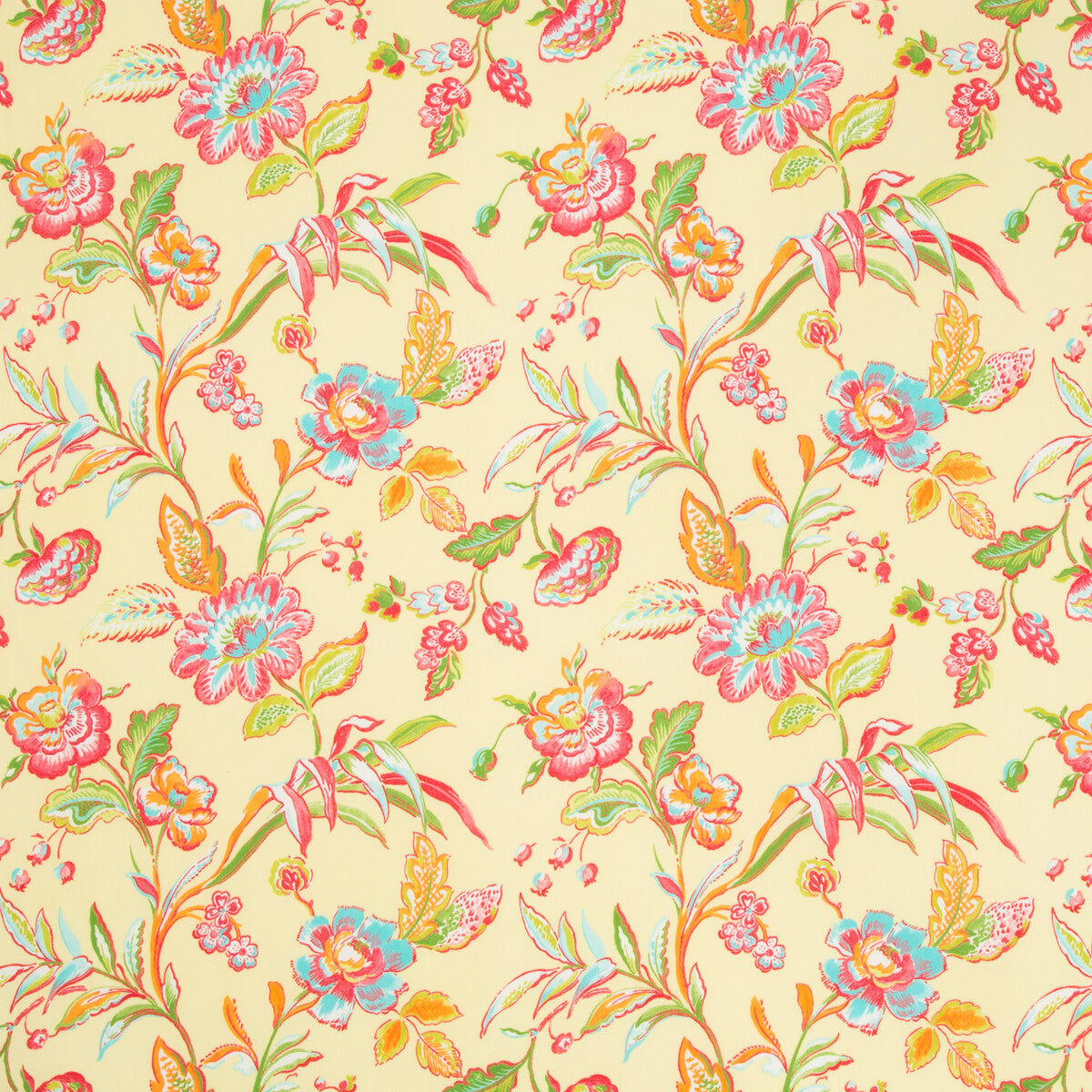 BRUNSCHWIG & FILS 8017156.40.0 ASTWOOD FLORAL SOLEIL Fabric - Eade's Wallpaper