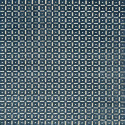 BRUNSCHWIG & FILS 8018110.5.0 SAVANNE VELVET BLUE Fabric - Eade's Wallpaper