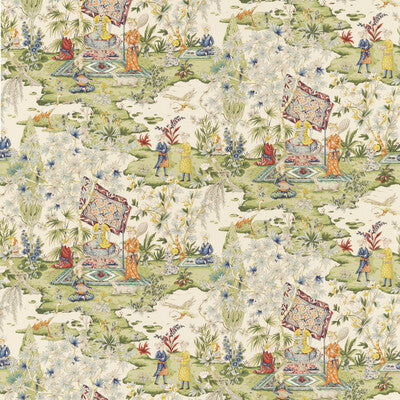 BRUNSCHWIG & FILS 8018119.133.0 LODI GARDEN PRINT IVORY Fabric - Eade's Wallpaper