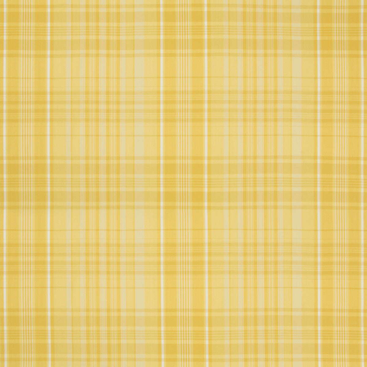 BRUNSCHWIG & FILS 8019101.40.0 GUERNSEY CHECK YELLOW Fabric - Eade's Wallpaper