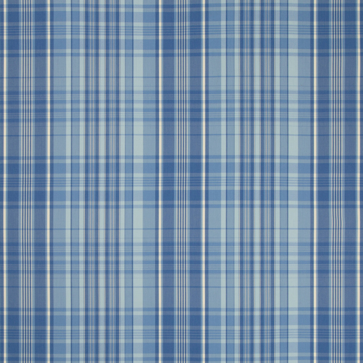 BRUNSCHWIG & FILS 8019101.5.0 GUERNSEY CHECK BLUE Fabric - Eade's Wallpaper