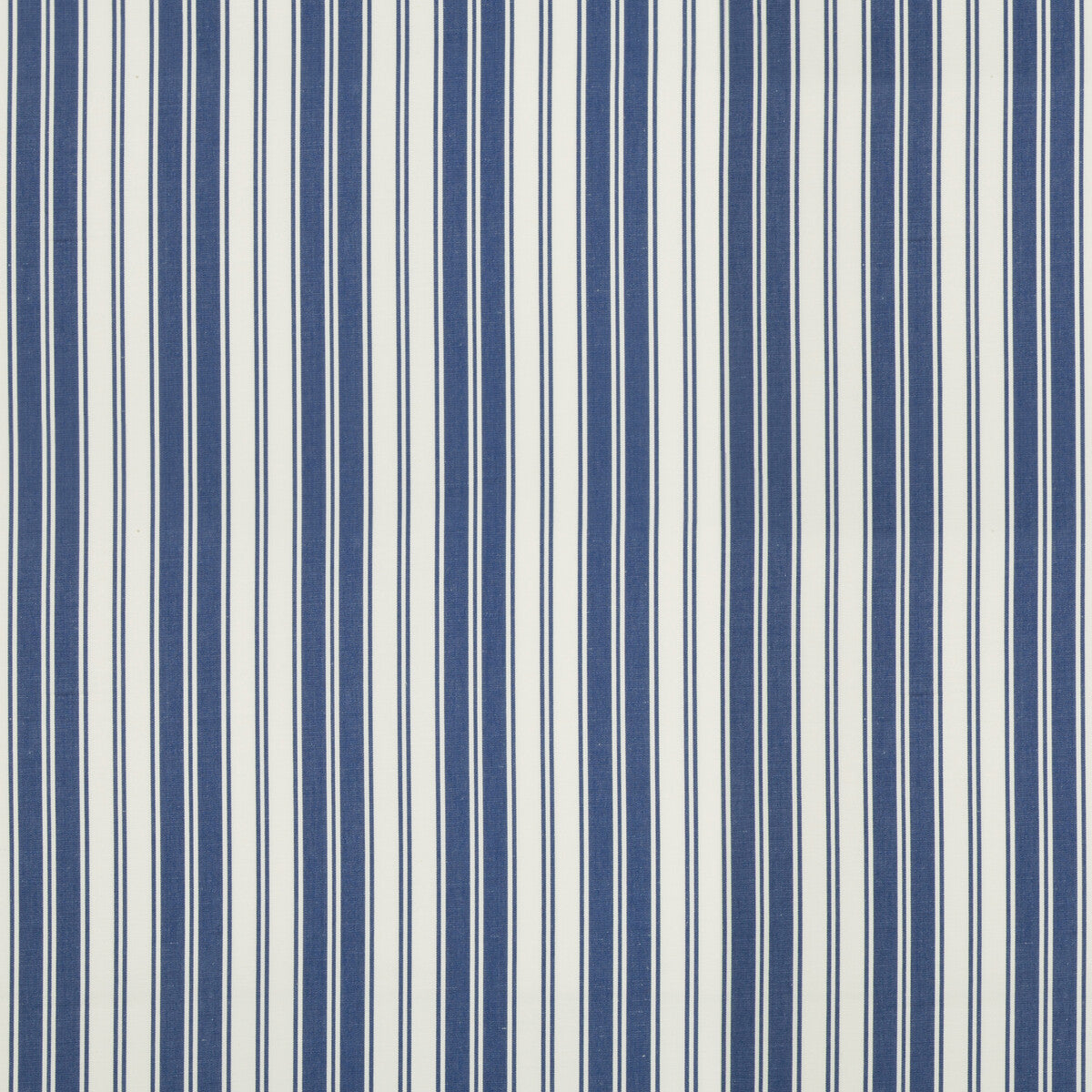 BRUNSCHWIG & FILS 8019106.5.0 AUDEMAR STRIPE BLUE Fabric - Eade's Wallpaper