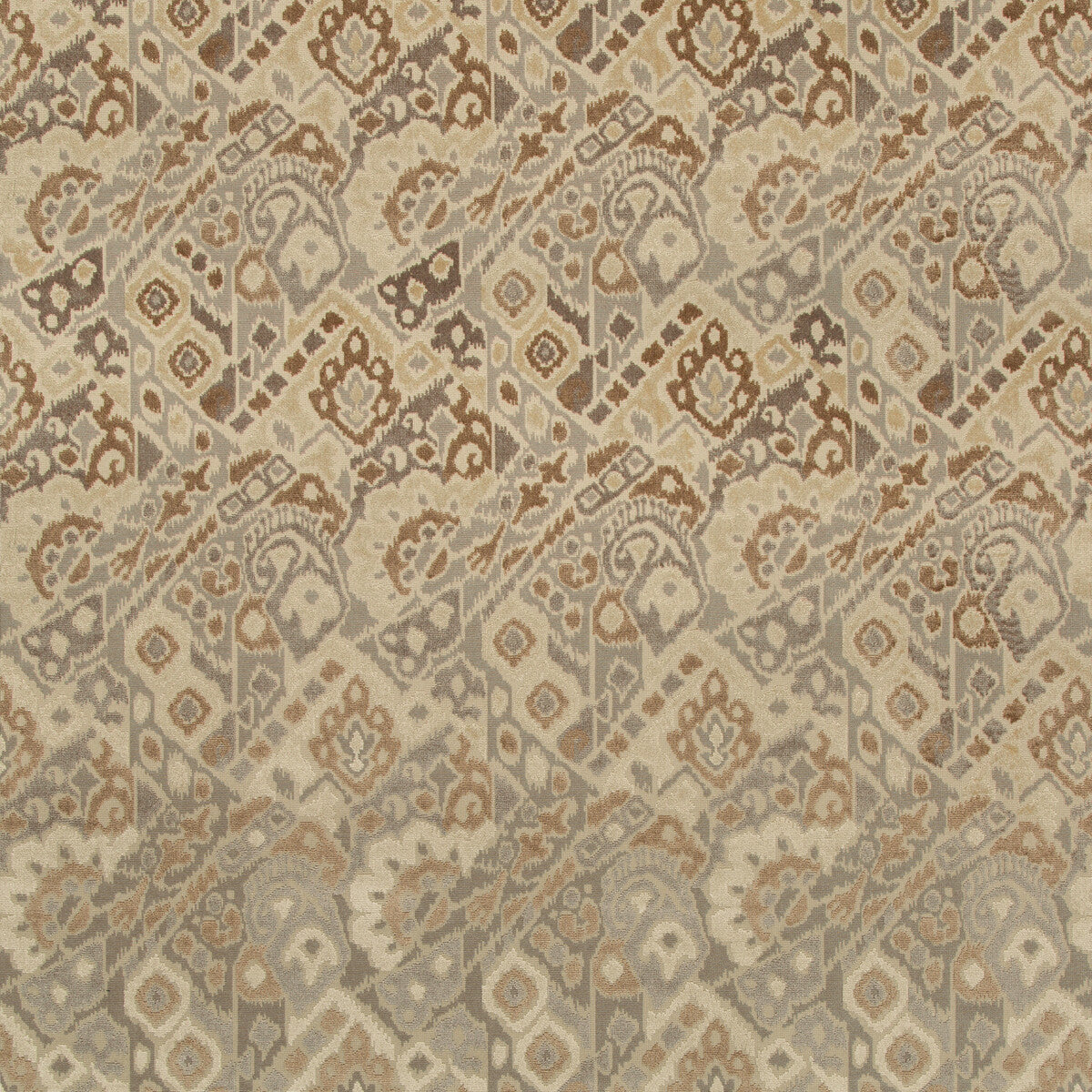 BRUNSCHWIG & FILS 8019109.1611.0 SALENGRO VELVET SANDSTONE Fabric - Eade's Wallpaper