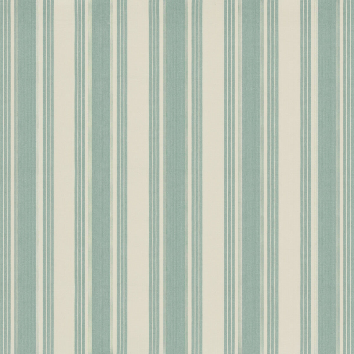 BRUNSCHWIG & FILS 8019110.13.0 COLMAR STRIPE AQUA Fabric - Eade's Wallpaper