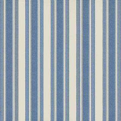 BRUNSCHWIG & FILS 8019110.15.0 COLMAR STRIPE FRENCH BLUE Fabric - Eade's Wallpaper