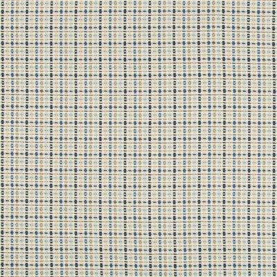 BRUNSCHWIG & FILS 8019121.516.0 MAROLLEN TEXTURE BLUE/TAN Fabric - Eade's Wallpaper