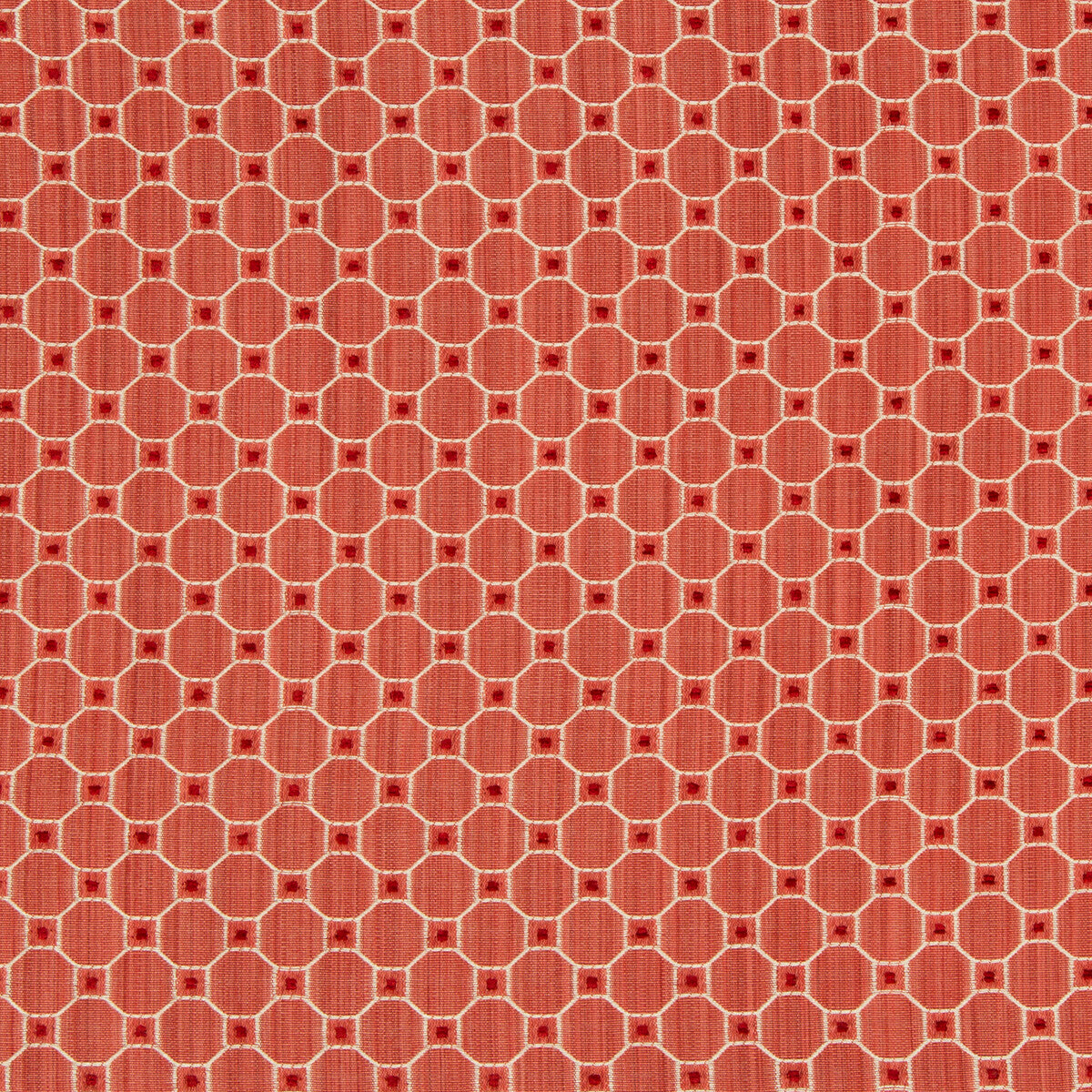BRUNSCHWIG & FILS 8019123.19.0 TANNEURS WOVEN RED Fabric - Eade's Wallpaper