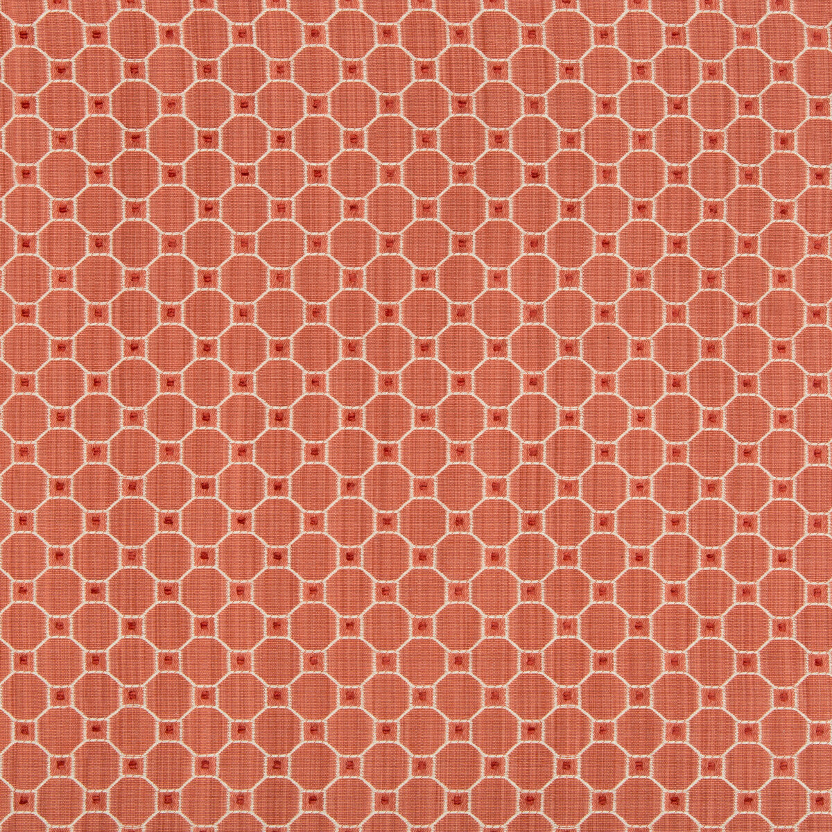 BRUNSCHWIG & FILS 8019123.197.0 TANNEURS WOVEN CORAL Fabric - Eade's Wallpaper
