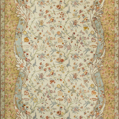 BRUNSCHWIG & FILS 8019126.134.0 MENARS BORDER II MEADOW Fabric - Eade's Wallpaper