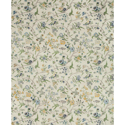 BRUNSCHWIG & FILS 8019127.534.0 MENARS II MARINE Fabric - Eade's Wallpaper