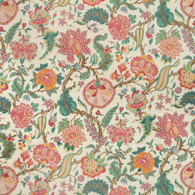 BRUNSCHWIG & FILS 8019128.347.0 SARANDA PRINT JEWEL Fabric - Eade's Wallpaper