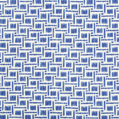 BRUNSCHWIG & FILS 8019135.5.0 MIRA PRINT BLUE Fabric - Eade's Wallpaper