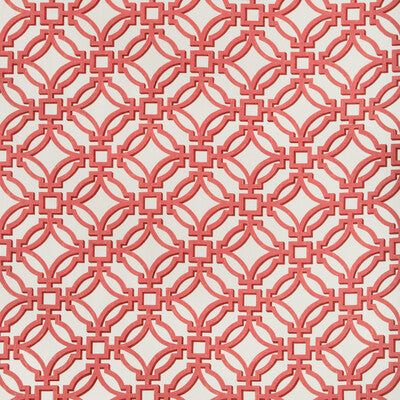 BRUNSCHWIG & FILS 8019136.19.0 SALVY PRINT RUBY Fabric - Eade's Wallpaper