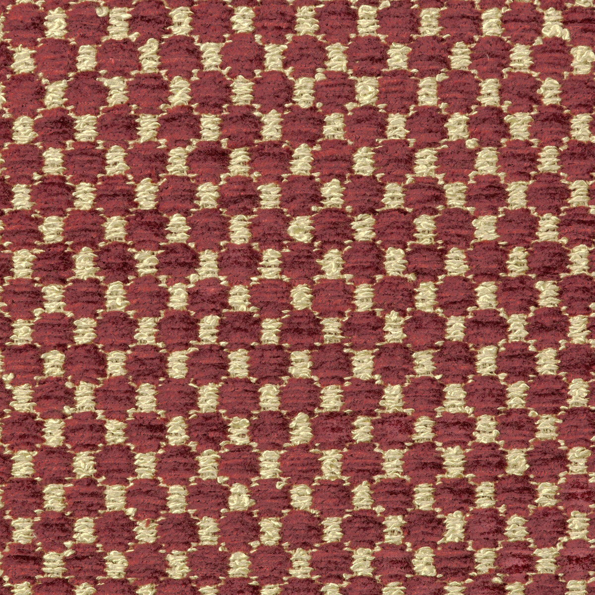 BRUNSCHWIG & FILS 8019147.9.0 ECRINS TEXTURE RUBY Fabric - Eade's Wallpaper