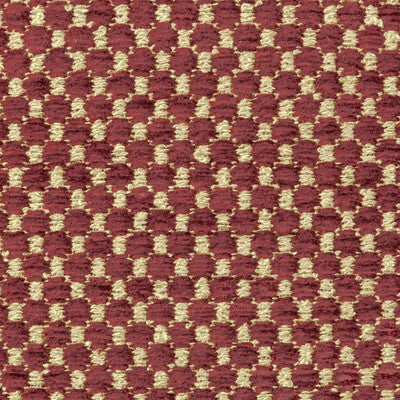 BRUNSCHWIG & FILS 8019147.9.0 ECRINS TEXTURE RUBY Fabric - Eade's Wallpaper