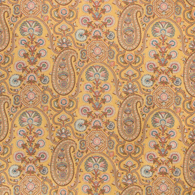 BRUNSCHWIG & FILS 8020100.4593.0 SARAYA PRINT SAFFRON Fabric - Eade's Wallpaper