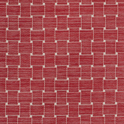BRUNSCHWIG & FILS 8020108.19.0 BEAUMOIS WOVEN RED Fabric - Eade's Wallpaper