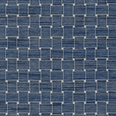 BRUNSCHWIG & FILS 8020108.50.0 BEAUMOIS WOVEN NAVY Fabric - Eade's Wallpaper