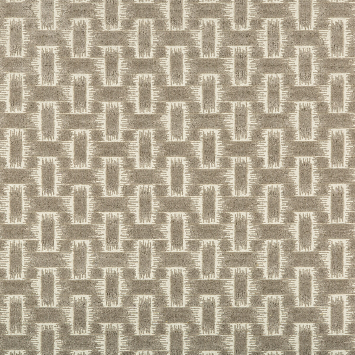 BRUNSCHWIG & FILS 8020116.11.0 CHAMBORD VELVET SMOKE Fabric - Eade's Wallpaper