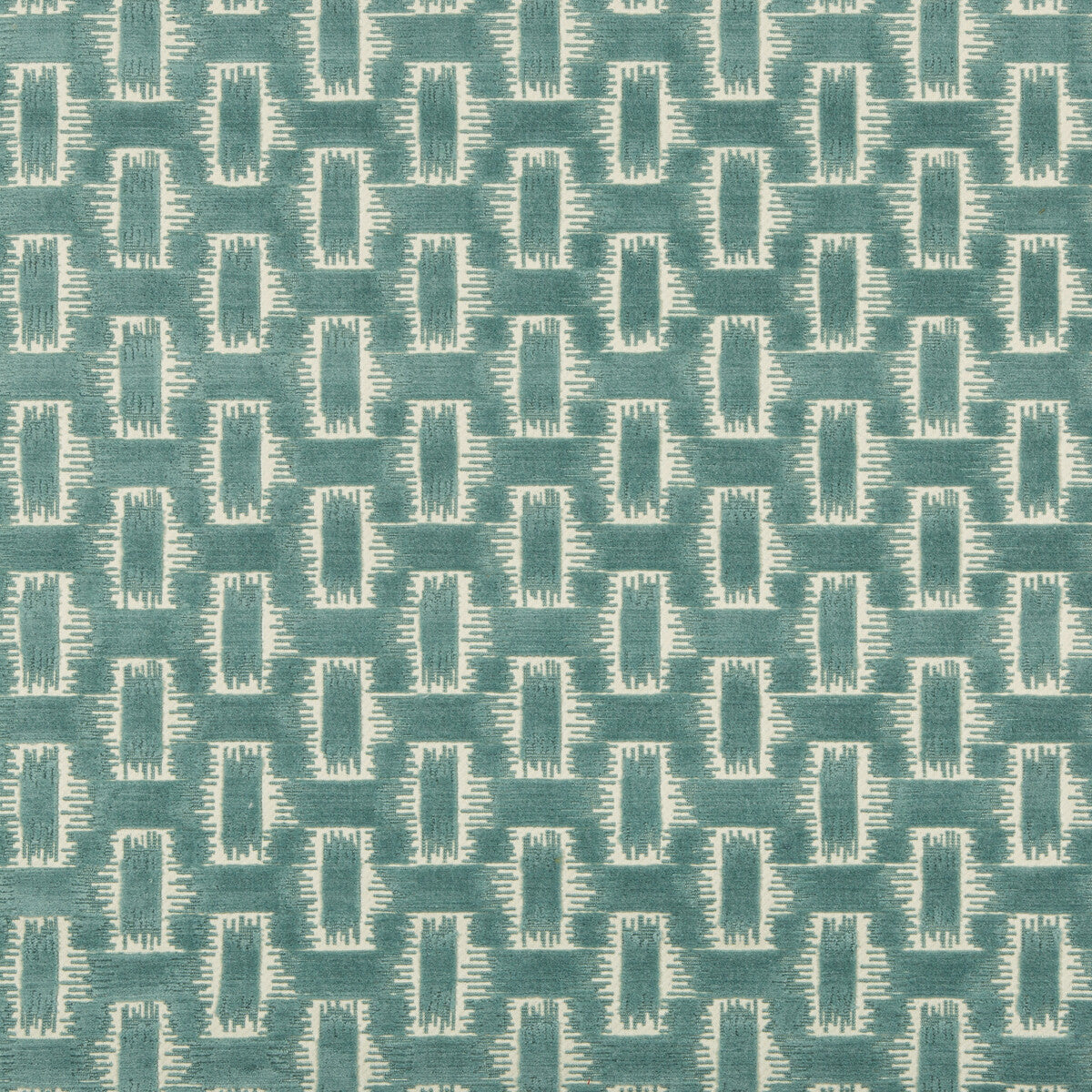 BRUNSCHWIG & FILS 8020116.13.0 CHAMBORD VELVET AQUA Fabric - Eade's Wallpaper
