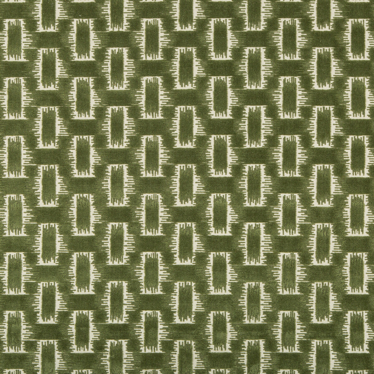 BRUNSCHWIG & FILS 8020116.3.0 CHAMBORD VELVET LEAF Fabric - Eade's Wallpaper