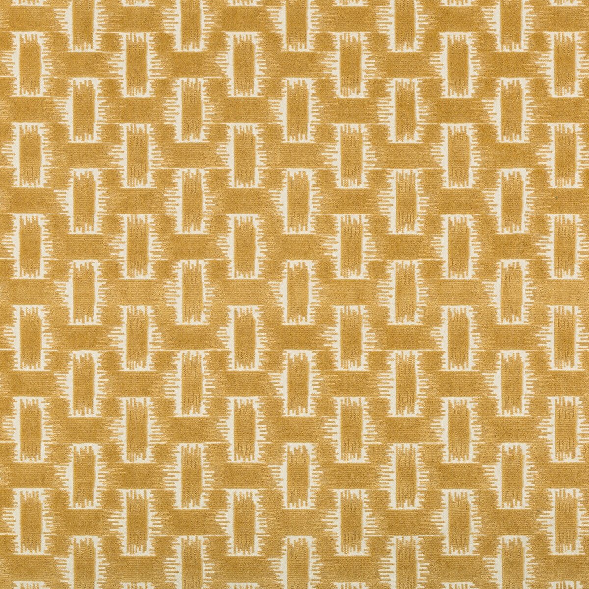 BRUNSCHWIG & FILS 8020116.4.0 CHAMBORD VELVET GOLD Fabric - Eade's Wallpaper