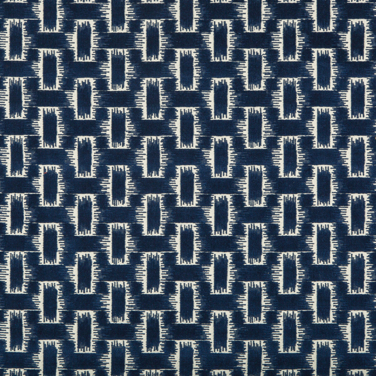 BRUNSCHWIG & FILS 8020116.50.0 CHAMBORD VELVET INDIGO Fabric - Eade's Wallpaper