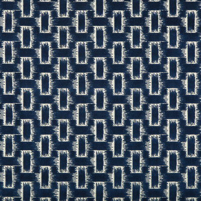 BRUNSCHWIG & FILS 8020116.50.0 CHAMBORD VELVET INDIGO Fabric - Eade's Wallpaper