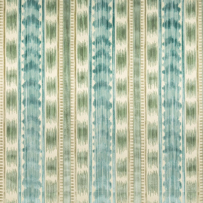 BRUNSCHWIG & FILS 8020117.133.0 BAYEAUX VELVET AQUA Fabric - Eade's Wallpaper