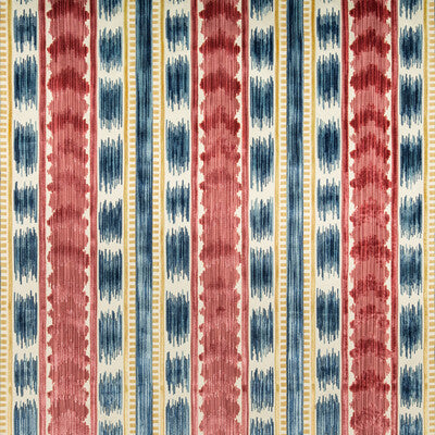 BRUNSCHWIG & FILS 8020117.195.0 BAYEAUX VELVET RED Fabric - Eade's Wallpaper