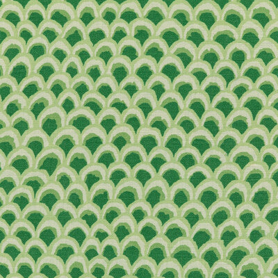 BRUNSCHWIG & FILS 8020126.3.0 PAVE II PRINT GREEN Fabric - Eade's Wallpaper
