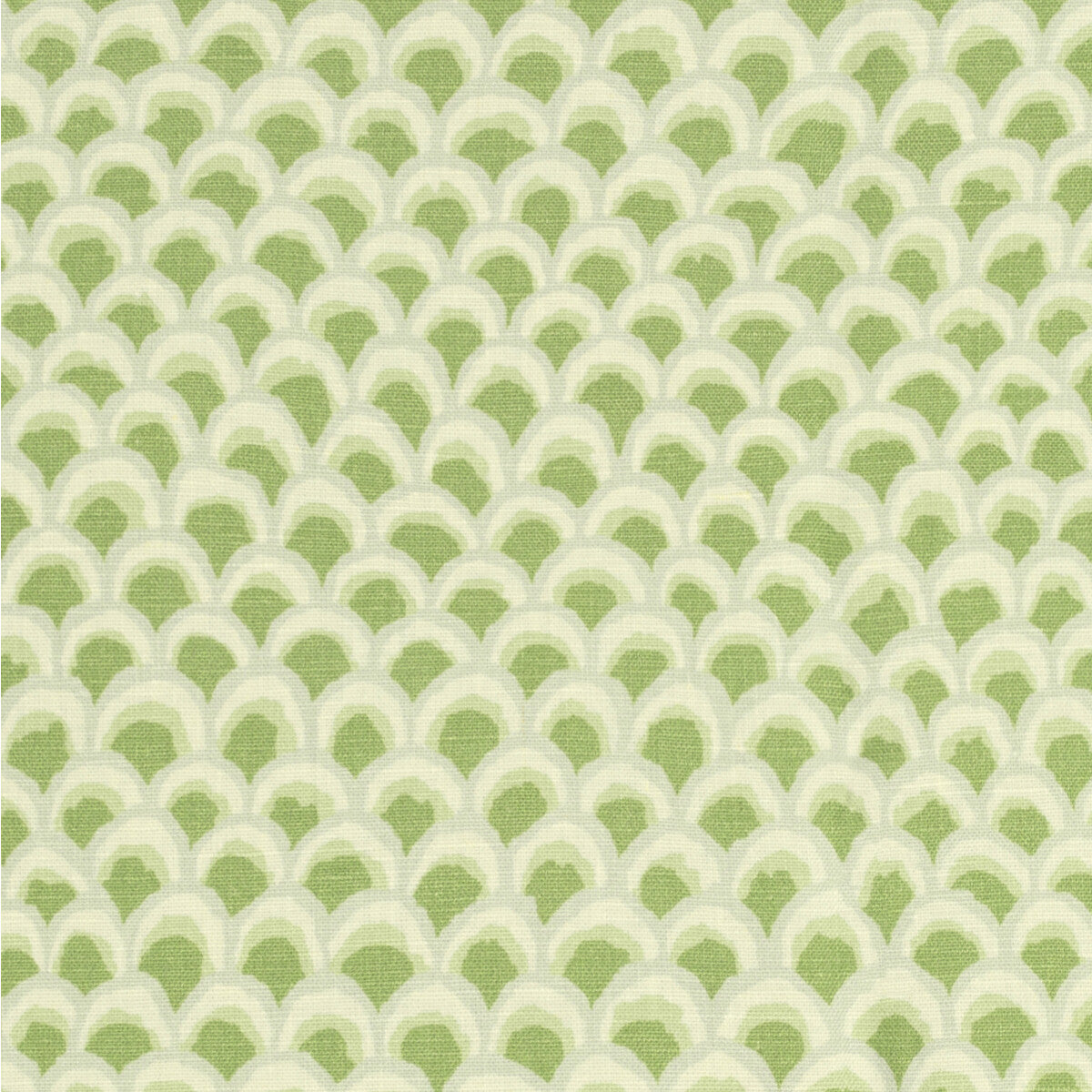 BRUNSCHWIG & FILS 8020126.416.0 PAVE II PRINT KIWI Fabric - Eade's Wallpaper