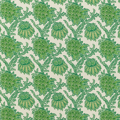 BRUNSCHWIG & FILS 8020129.3.0 BRASSAC PRINT GREEN Fabric - Eade's Wallpaper