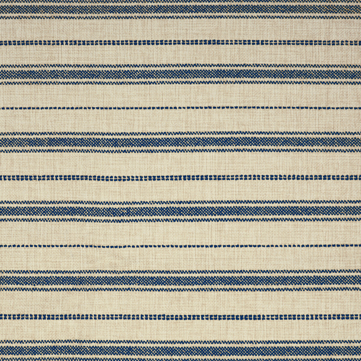 BRUNSCHWIG & FILS 8020136.50.0 MONTPEZAT STRIPE NAVY Fabric - Eade's Wallpaper