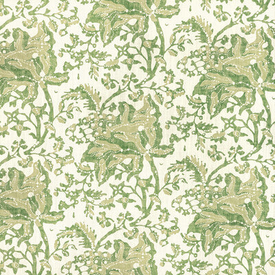BRUNSCHWIG & FILS 8022102.33.0 WEYMOUTH PRINT LEAF Fabric - Eade's Wallpaper