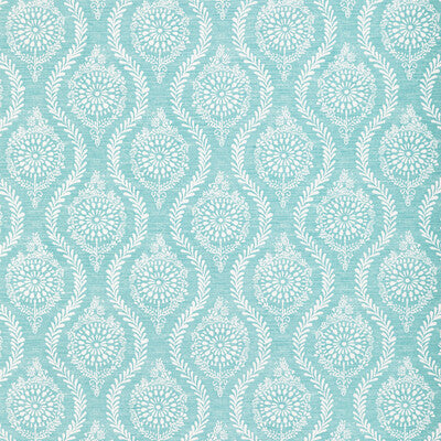 BRUNSCHWIG & FILS 8022105.13.0 MARINDOL PRINT AQUA Fabric - Eade's Wallpaper