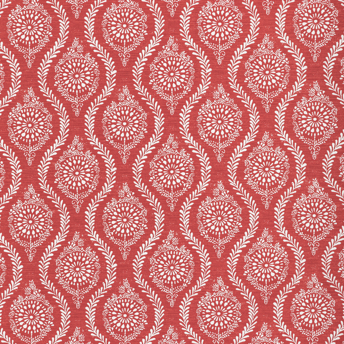 BRUNSCHWIG & FILS 8022105.19.0 MARINDOL PRINT RED Fabric - Eade's Wallpaper