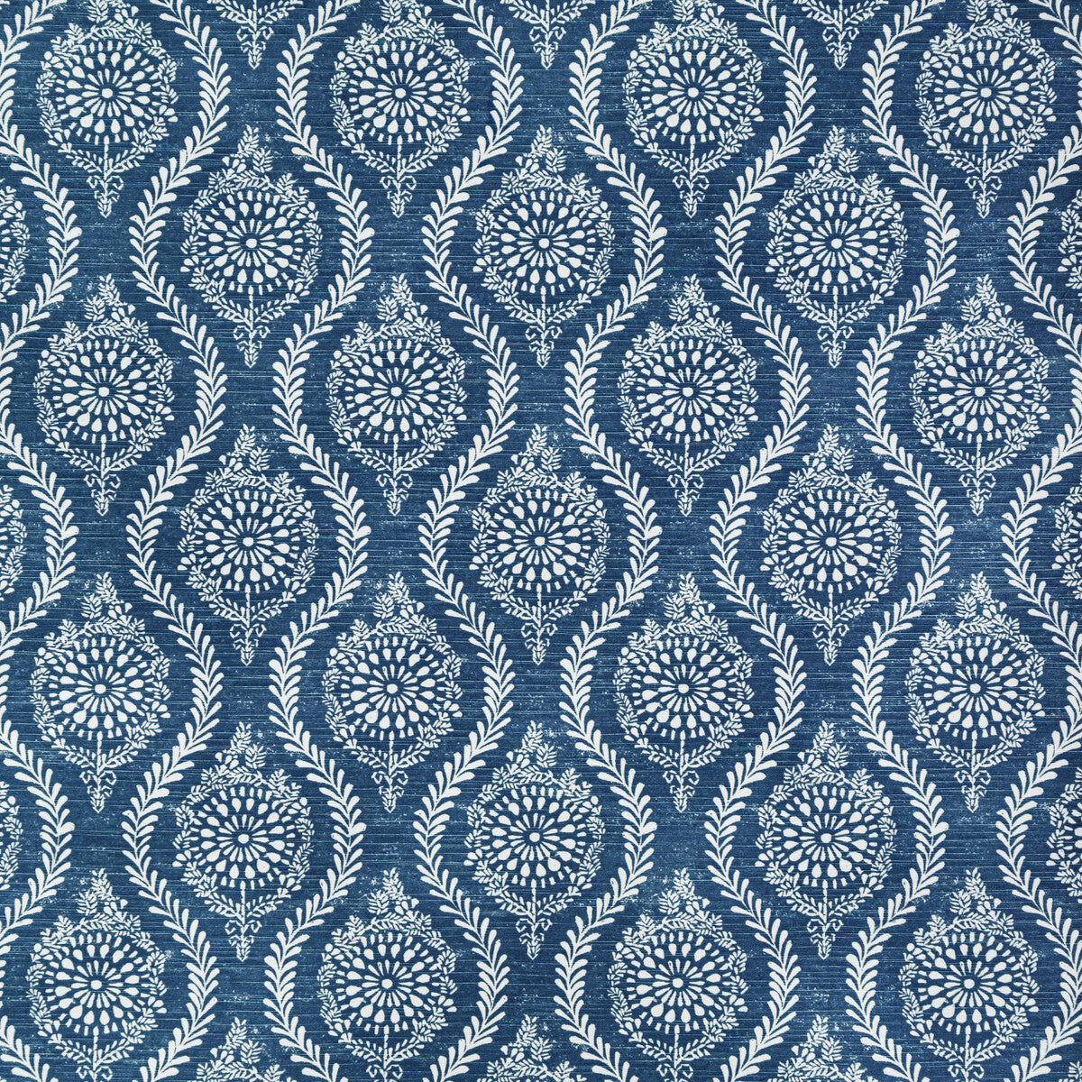 BRUNSCHWIG & FILS 8022105.5.0 MARINDOL PRINT BLUE Fabric - Eade's Wallpaper