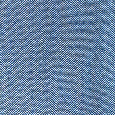 BRUNSCHWIG & FILS 8022107.5.0 KEROLAY LINEN WEAVE BLUE Fabric - Eade's Wallpaper