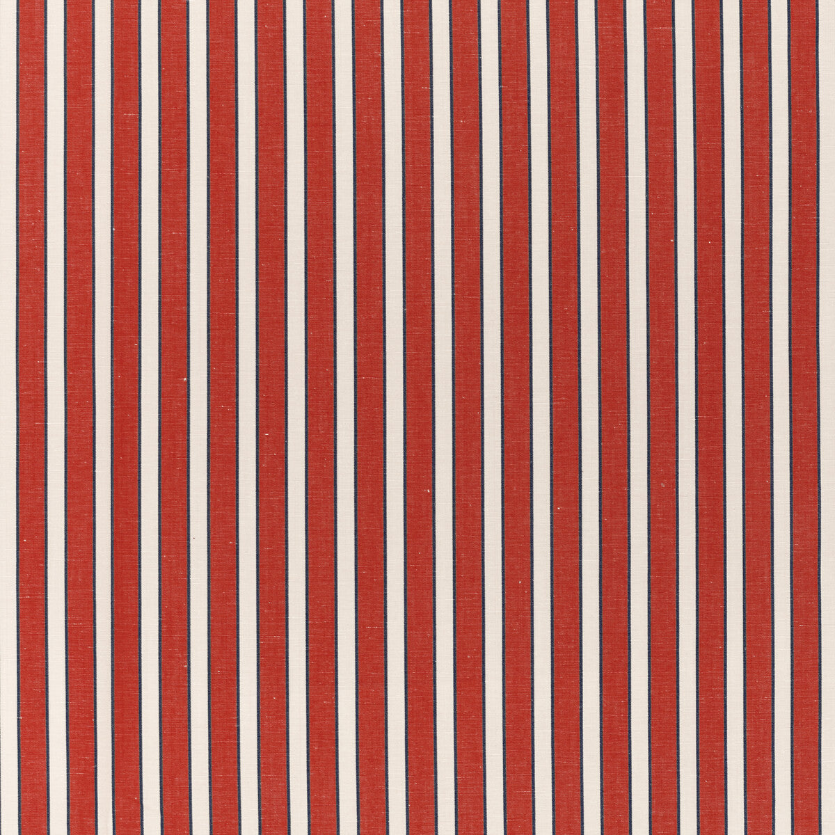 BRUNSCHWIG & FILS 8022117.195.0 ROUEN STRIPE RED Fabric - Eade's Wallpaper