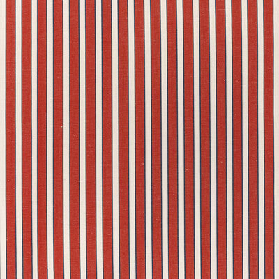 BRUNSCHWIG & FILS 8022117.195.0 ROUEN STRIPE RED Fabric - Eade's Wallpaper