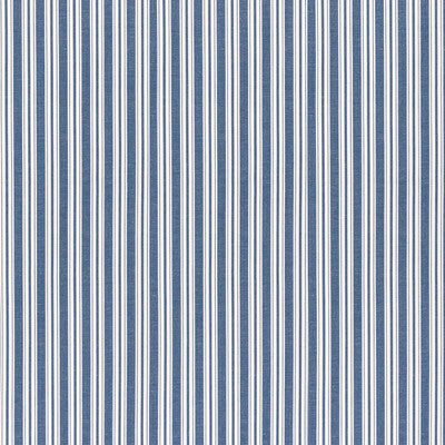 BRUNSCHWIG & FILS 8022118.5.0 SELUNE STRIPE BLUE Fabric - Eade's Wallpaper