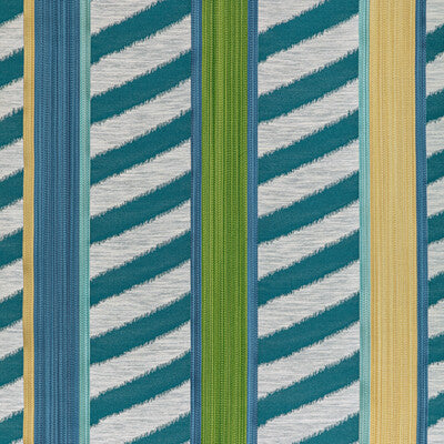 BRUNSCHWIG & FILS 8022133.13.0 MNEMBA WOVEN TEAL Fabric - Eade's Wallpaper