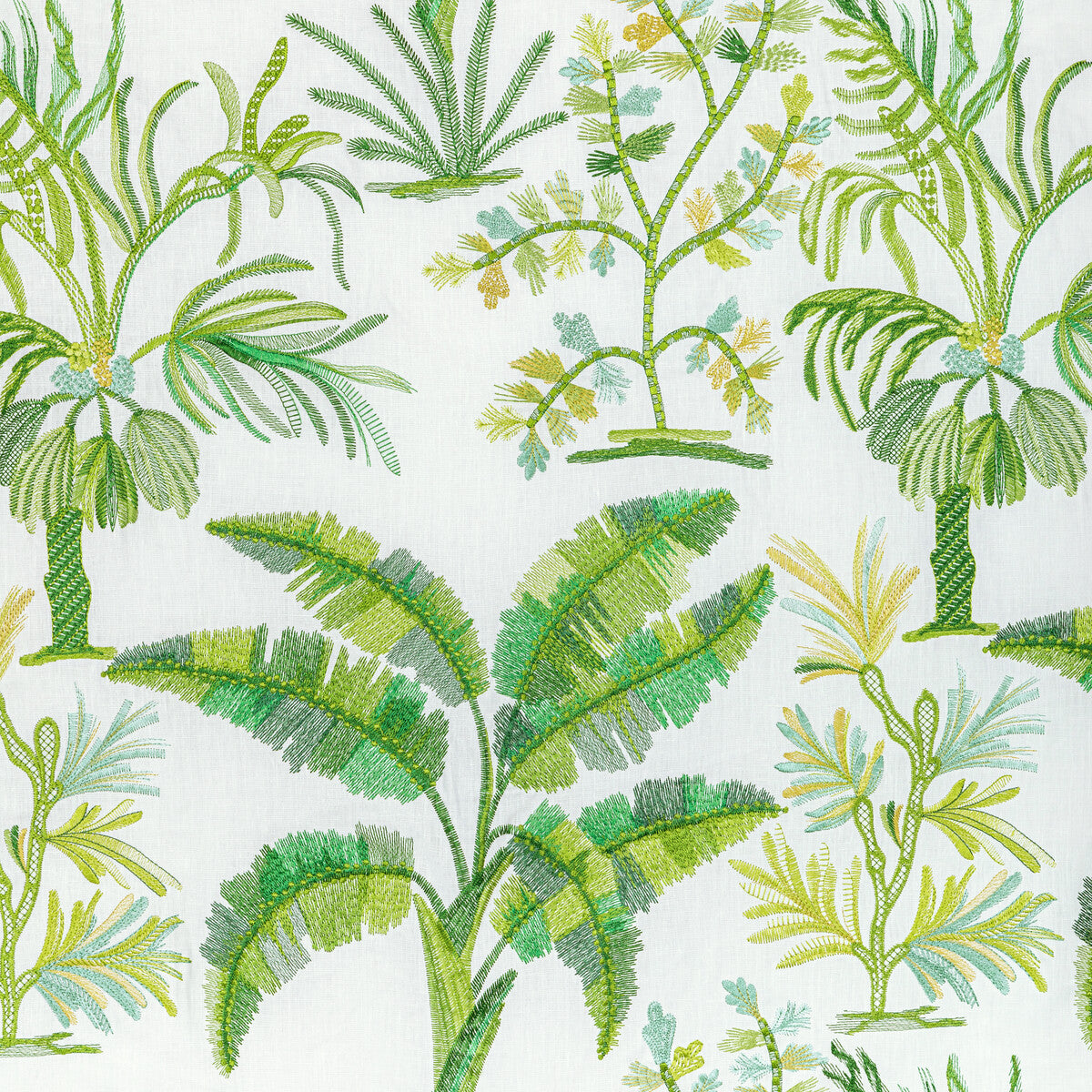 BRUNSCHWIG & FILS 8022134.3.0 MARTIL EMB LEAF Fabric - Eade's Wallpaper