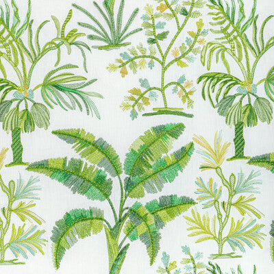 BRUNSCHWIG & FILS 8022134.3.0 MARTIL EMB LEAF Fabric - Eade's Wallpaper