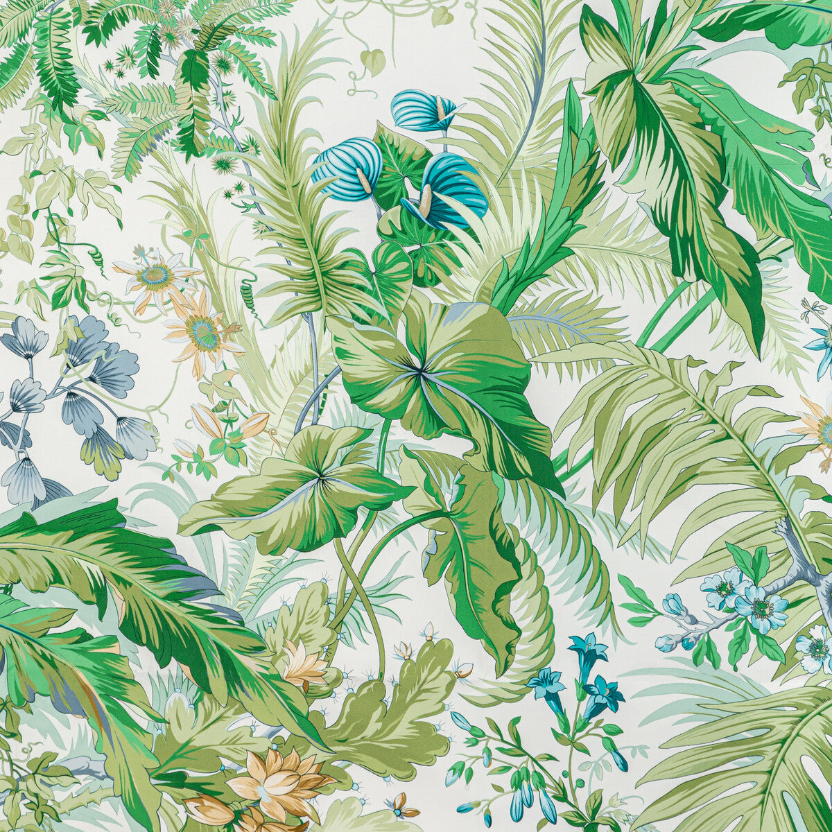BRUNSCHWIG & FILS 8022136.153.0 MAJORELLE PRINT MIST Fabric - Eade's Wallpaper