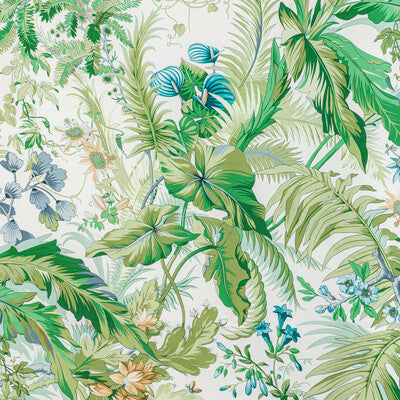 BRUNSCHWIG & FILS 8022136.153.0 MAJORELLE PRINT MIST Fabric - Eade's Wallpaper